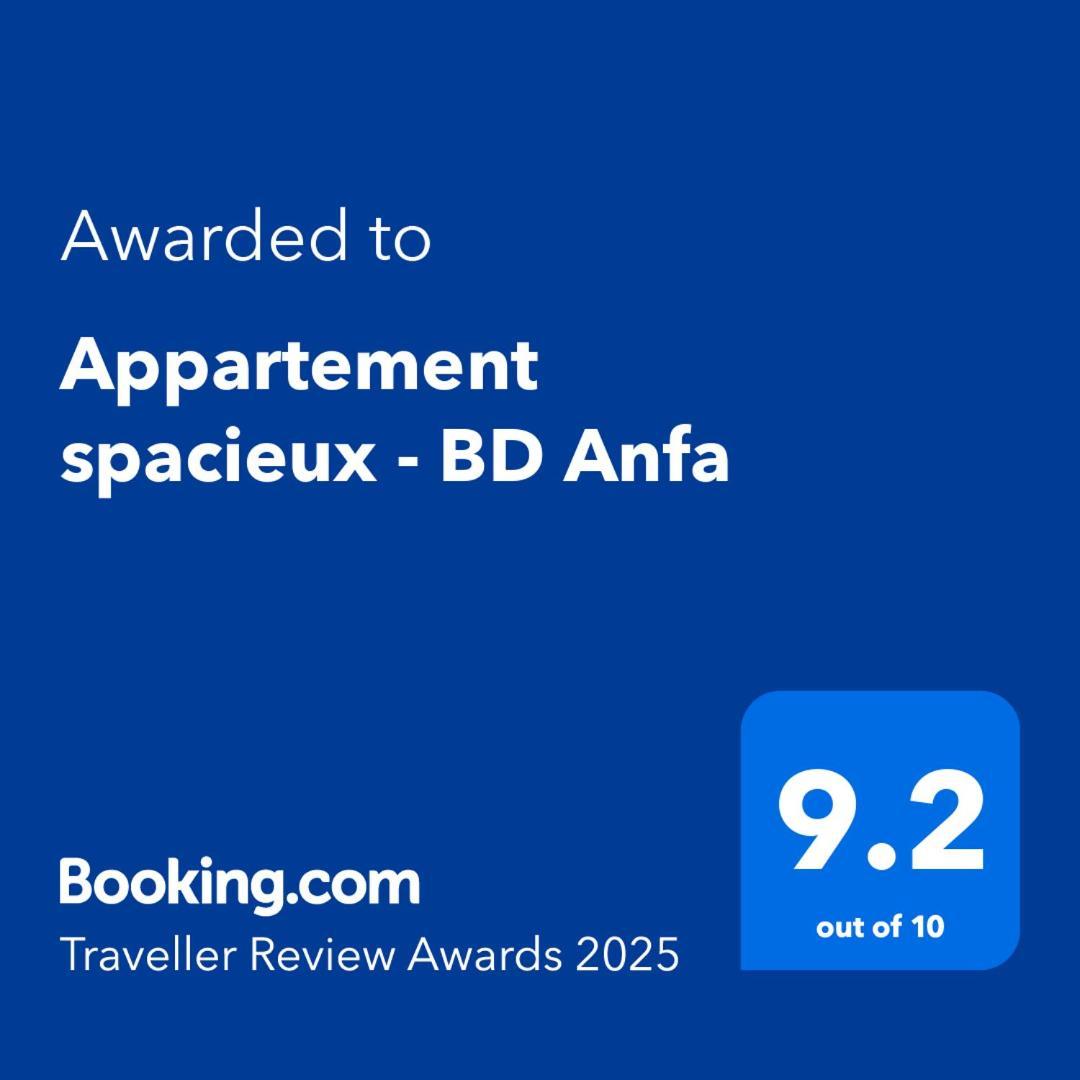 Appartement Spacieux - Bd Anfa Casablanca Exteriér fotografie